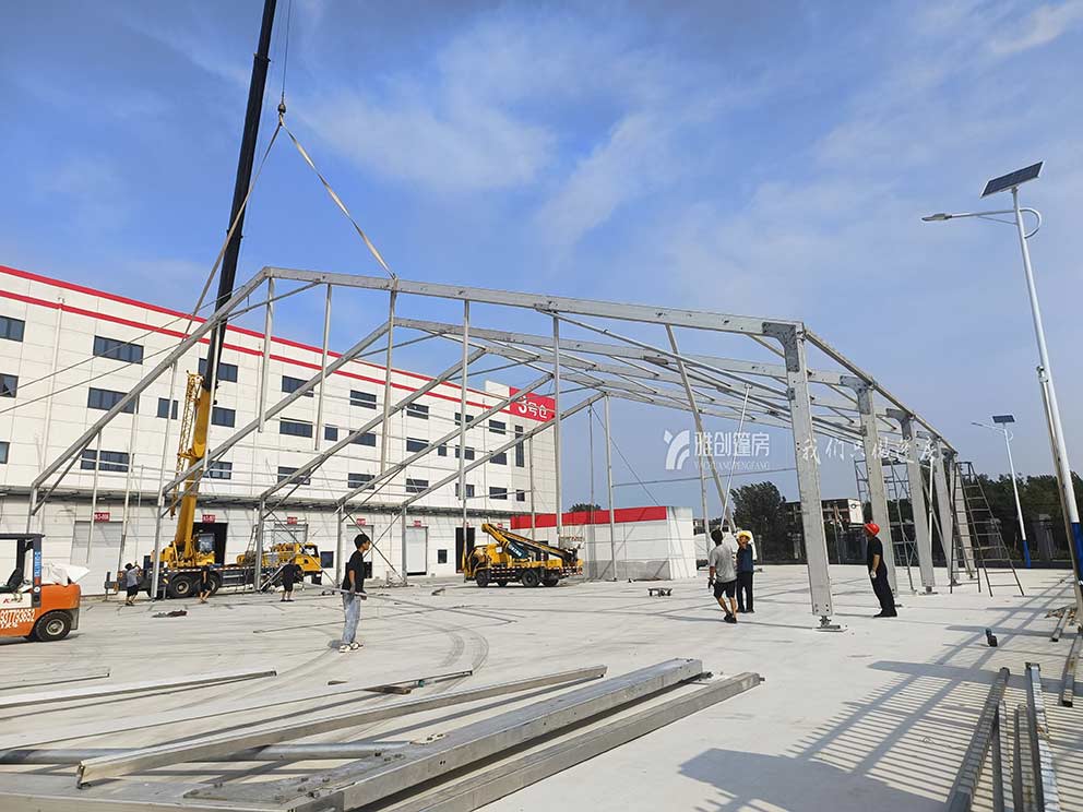許昌篷房租賃公司可以搭建大跨度倉儲大篷