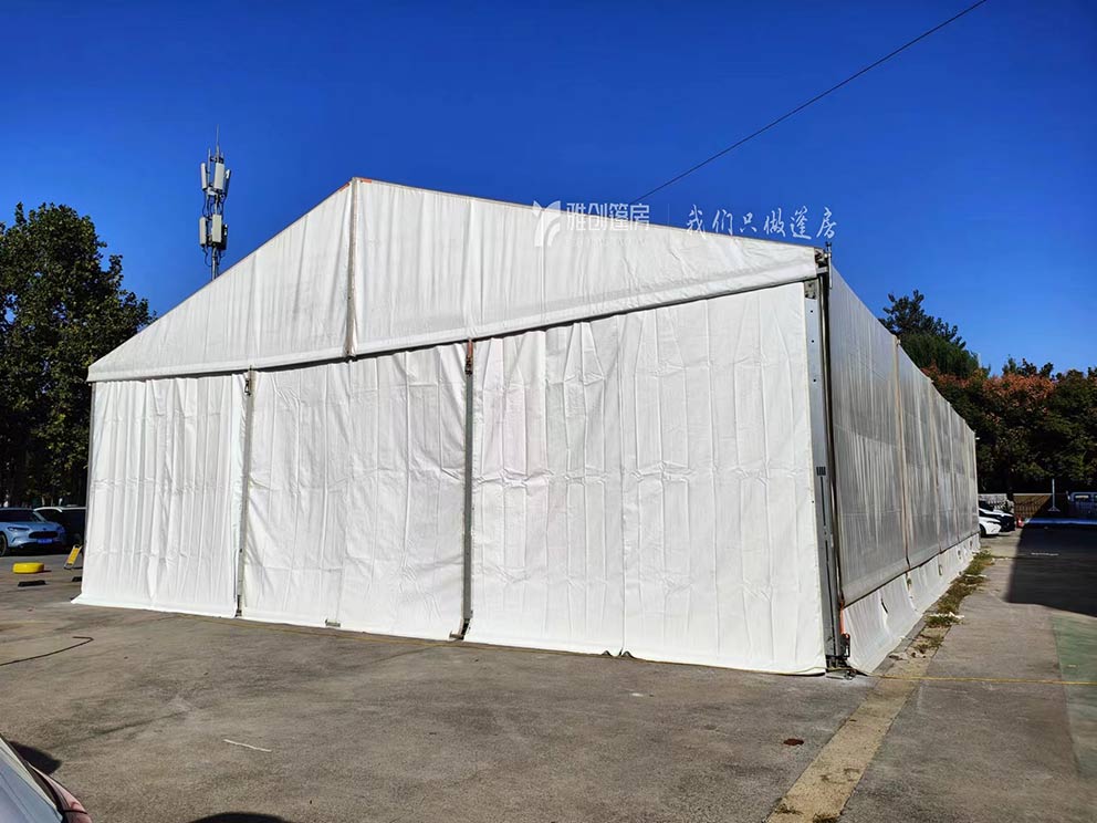 鄭州篷房租賃搭建廣汽豐田臨時(shí)展廳篷房
